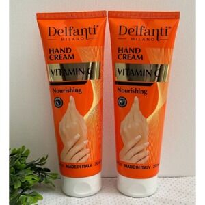 2pack Delfanti Milano Hand Cream VITAMIN C Nourishing 8.4 fl oz